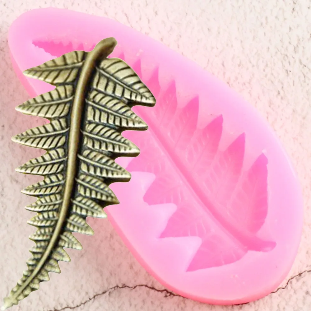 

Sugarcraft Leaf Silicone Mold DIY Fondant Cake Decorating Tools Cupcake Baking Fern Candy Fimo Clay Chocolate Gumpaste Molds