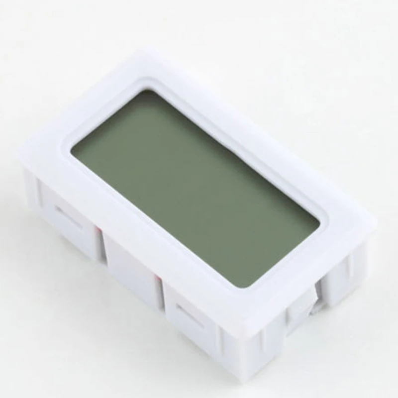 Практичный ЖК-цифровой термометр гигрометр портативный датчик температуры и влажности тестер температуры и влажности инструмент для тестирования влажности - Цвет: White