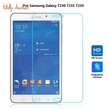 

For Samsung Galaxy Tab 4 Tab4 7.0 T230 T231 T235 + Cleaning Kit + Strong Box 50pcs/lot 9H Tempered Glass Screen Protector Film