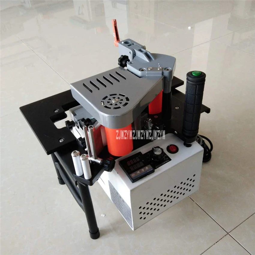 

SC-40 Small Manual Edge Banding Machine Double Side Gluing Portable Edge Bander Woodworking Edge Banding Machine 110V/220V 1200W