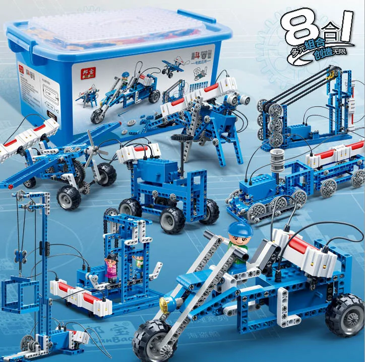 

Children Boy Toy 6901~03 BanBao Enlighten Gear Electric Power Generating Machine Building Blocks Set Educational DIY Bricks Toys