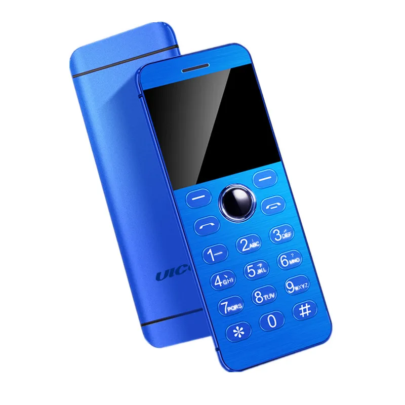 Металлический корпус Ulcool V16 сенсорная клавиатура Bluetooth 2,0 Dialer Dual Sim кредитной карты мини мобильный телефон