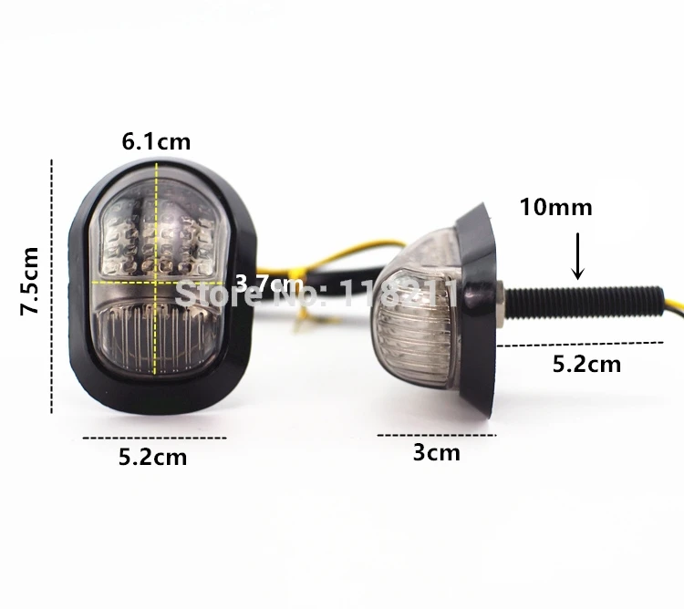 Светодиодный светильник мигалка для Honda MSX125 BWS|turn signal|blinker lightled side marker blinker |
