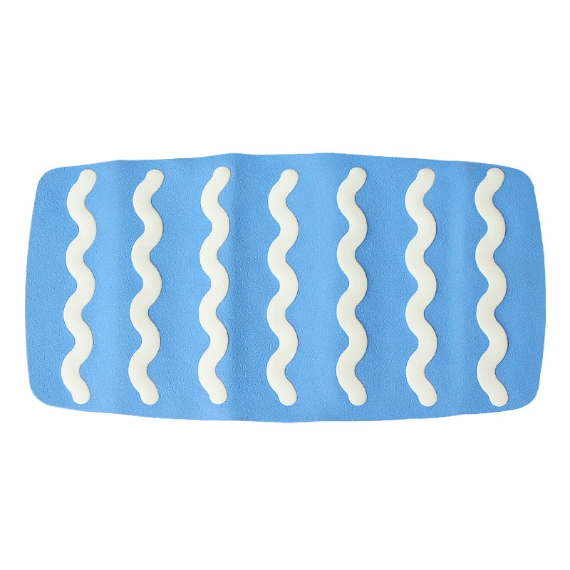ORZ Non slip TPR Bath Mat Bathroom Kids Bathtub Mat Extra Soft Suction