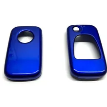 Треугольная клавиатура дистанционный флип ключ защитный чехол глянцевый металлический синий цвет для Mercedes Benz