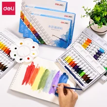 Профессиональный акварельные краски в наборе товары для рукоделия для художника нетоксичные Смываемые акварель Краски ing для детей, для детей возрастом от 12/18/24 Цвета набор