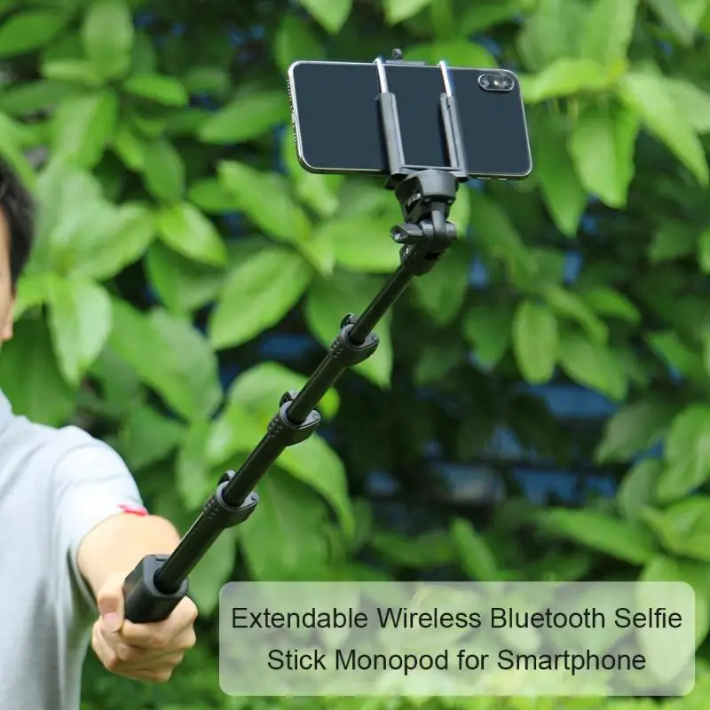Выдвижная Беспроводная Bluetooth селфи палка монопод для камеры смартфона подходит для мобильных телефонов, таких как Iphone Xiaomi Samsun
