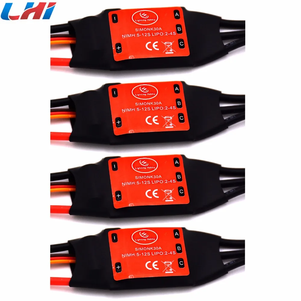 4 шт. 2212 920kv бесщеточный двигатель и 4x 30a Simonk Quad X525 Lipo Servo X Lhi для дрона