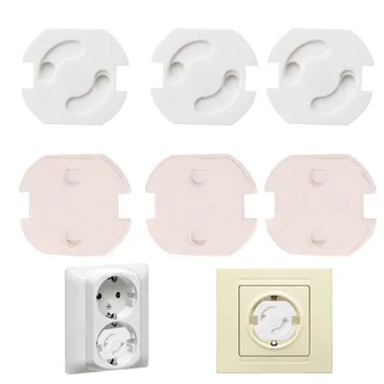 

10Pcs EU Power Socket Electrical Outlet Baby Kids Child Safety Guard Protection Plugs Cover NSV775