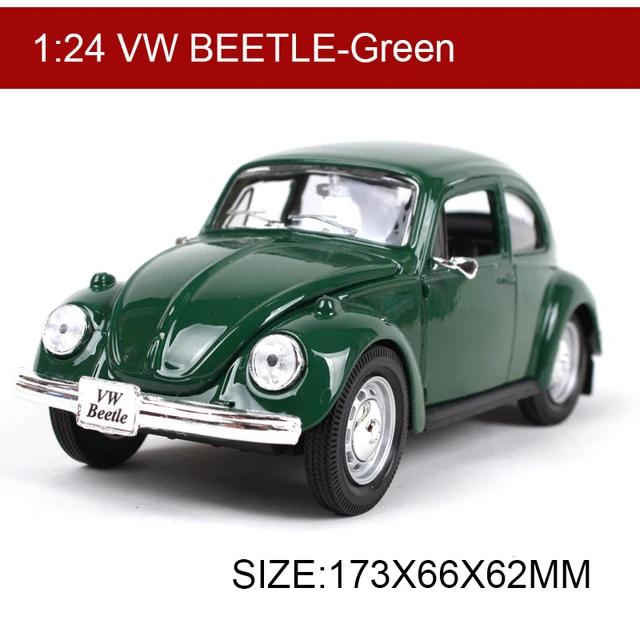 Maisto Vw Beetle Green 1 24 Alloy Model Metal Racing Vehicle Play Maisto Vw Beetle Green 1 24 Alloy Model Metal Racing Vehicle Play Collectible Models Sport Cars Toys For Gift