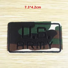 Нашивки с железной вышивкой в армейском стиле США легко наносятся только на значок, Гарантированное качество, 2 шт./партия