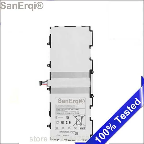 Аккумулятор для Samsung N8000 Galaxy Note 10 1 Tab 2 P5100 P5110 P7500 P7510 N8010 SP3676B1A (1S2P) SanErqi | Мобильные