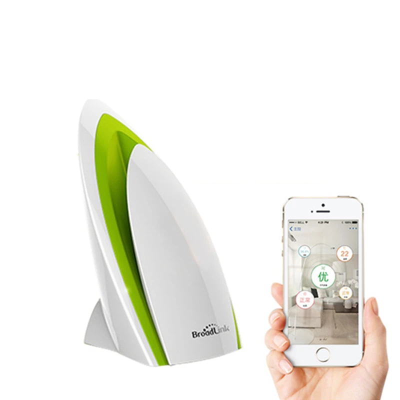 

Intelligent Home Systems Broadlink A1 Smart Home Sensor Air Quatily Detector Testing Air Humidity PM2.5 by WIFI/4G Infrared