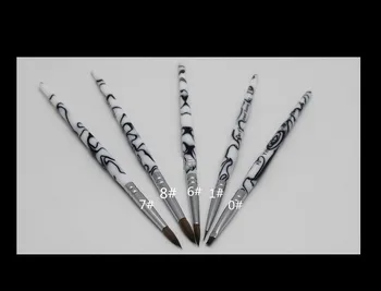 

5pcs High Quality Dental Lab Porcelain Ceramic Ermine Brush Pen Set Tool Dental Lab Ceramist Brush Pen
