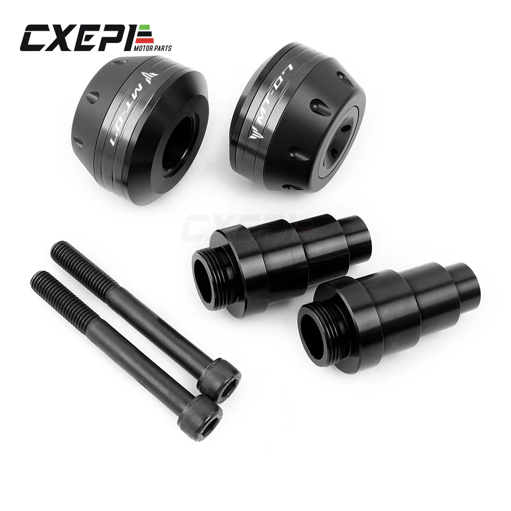CNC рамка Ползунки Краш Pad защита от падения для Yamaha MT07 MT 07 2015 2019 двигателя крышка mt