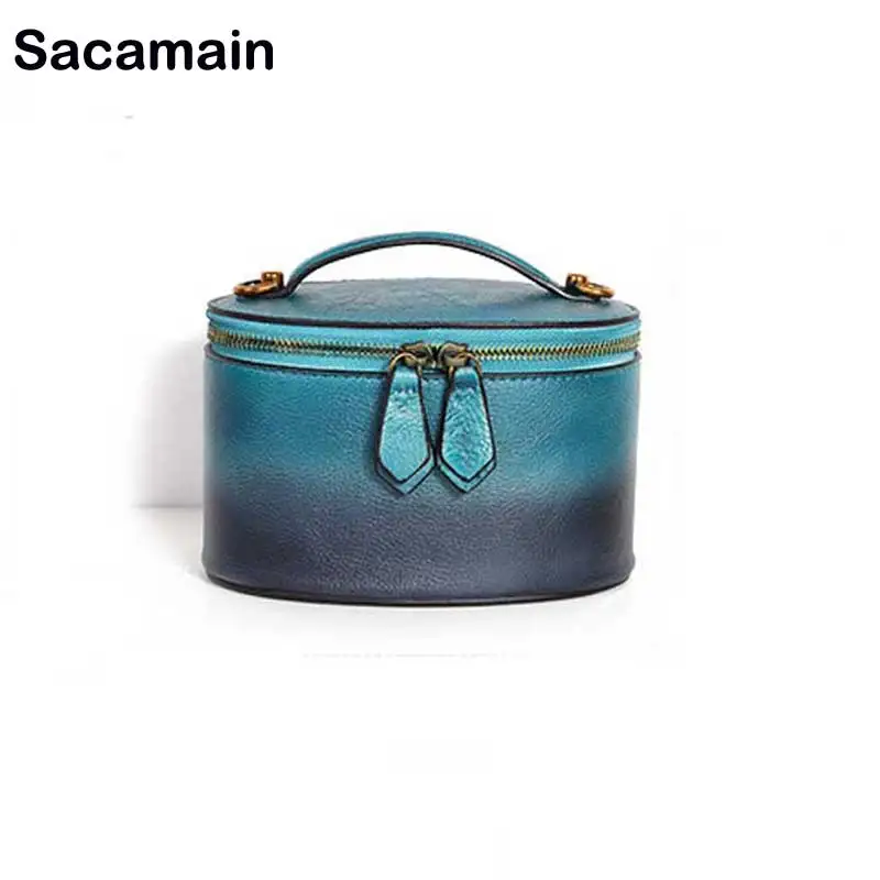 

Sacamain Brand Vintage Shoulder Bags Zipper Imitation Designer Bags Bolsos Mujer De Marca Famosa Female Women Shoulder Bags