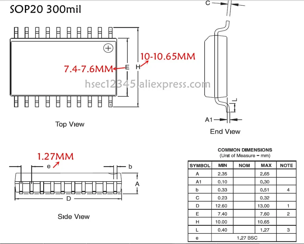 SOP20 300mil S1
