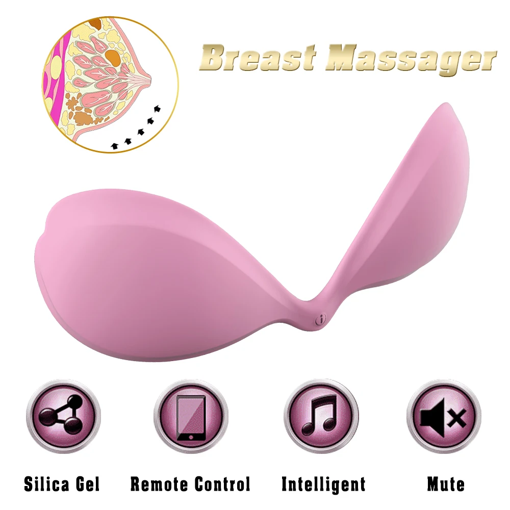 Buy Leten Nipple Vibrator Intelligent Silicone Breast