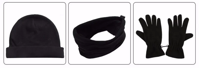 2017 Football soccer training outdoor sports warm set multifunctional neck collar Circle hat riding soccer scarf gloves6
