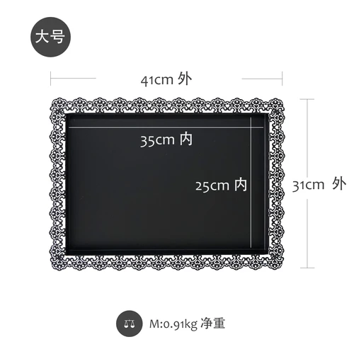 Свадебный торт стенд черный кекс лоток Кружевной Край торт инструменты украшения дома десерт украшения стола вечерние поставщики - Цвет: 15101-L