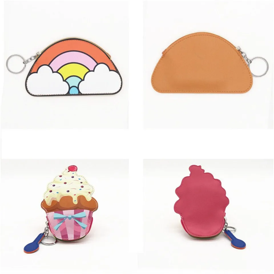 Want Go Cute Popcorn детское портмоне с 3D принтом женская сумка для монет мини бумажник с изображением персонажей из мультфильма кошелек маленькие держатели для ключей Портативная сумка для хранения