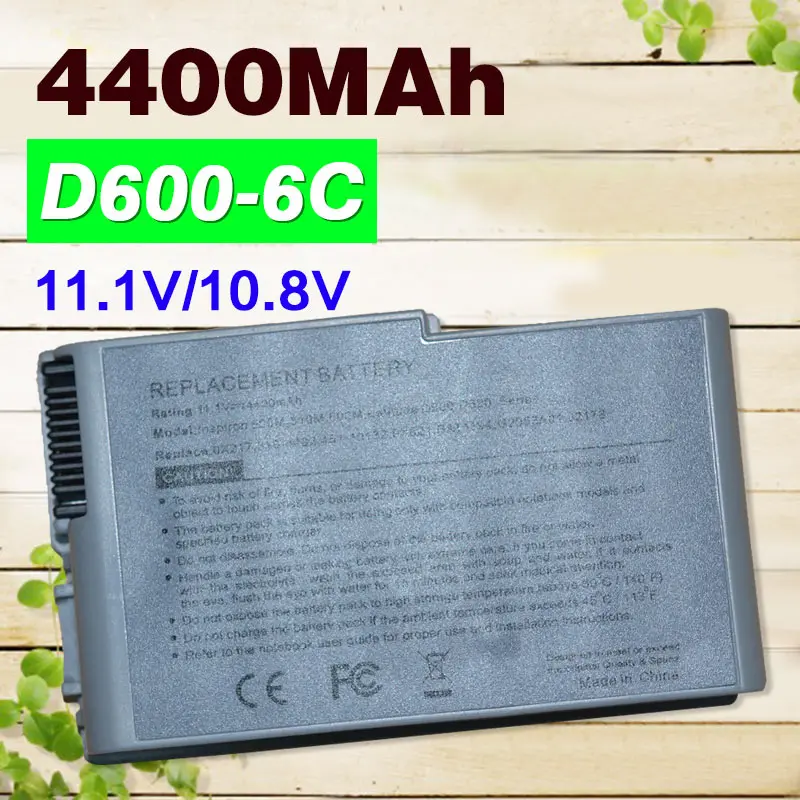 

4400mAh 11.1v 6 cells battery for DELL Inspiron 500m 510m 600m for Latitude 500m 600m D500 D505 D510 D510 D520 D530 D600 D610