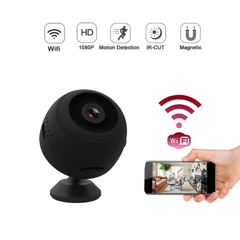 

Camsoy Mini Wifi IP Camera Infrared Night Vision IR Full HD 1080P Wireless Motion Detection Camcorder Micro Security DVR DV Cam