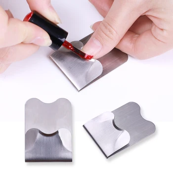 

1 Pc french Nail Guide Line Edge Stainless Steel Trimmer French Nail Nail Art Styling Professional DIY Salon Tool