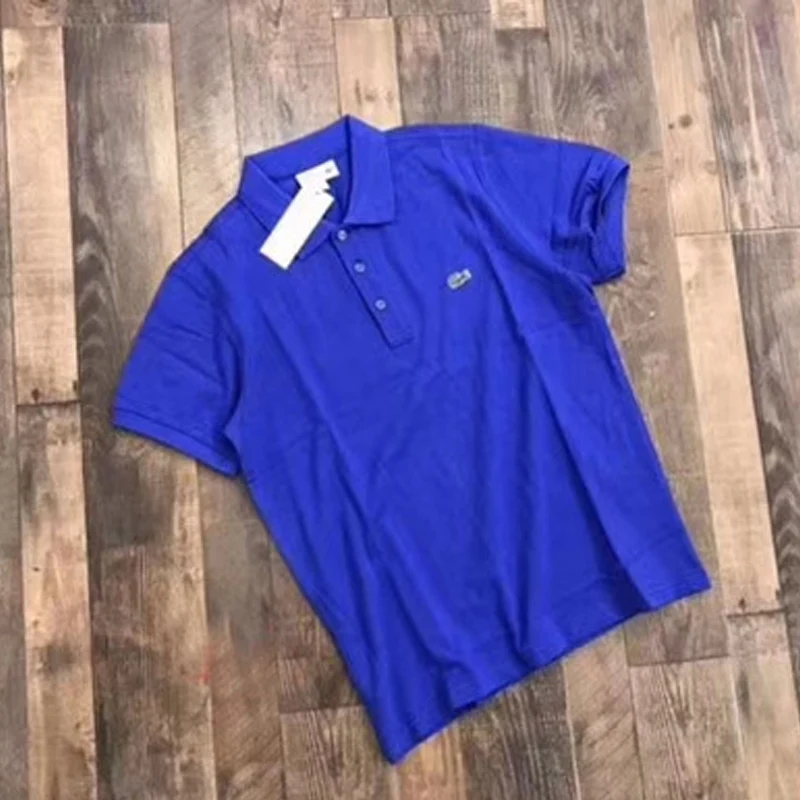 LACOSTE LEGEND Running Shirt Men Quick Dry Breathable T-Shirts Black Short Sleeve High Quality Pure Cotton LACOSTE LEGEND Running Shirt Men Quick Dry Breathable T-Shirts Black Short Sleeve High Quality Pure Cotton