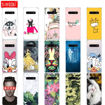 

For Samsung Galaxy S10 Case S10Plus Case Silicon TPU Cover Phone S10 E Case On For Samsung S10 Plus G975F S 10 SM-G973F Case