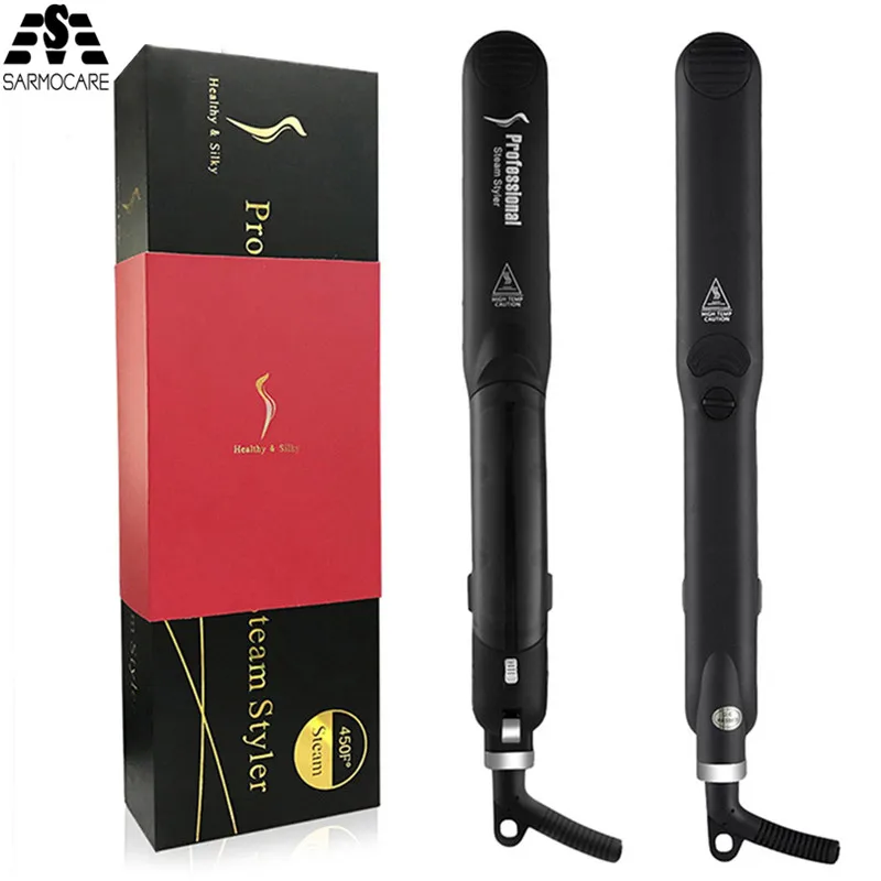 

Steam Hair Straightener Grade Ceramic Flat Iron with Anti-Static Technology and Digital Controls Suitable for All Hair Types