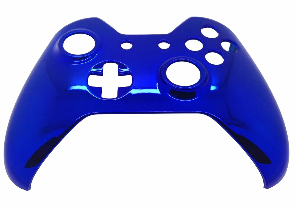 For Xbox One Controller Custom Hydro Dipped Replacement Shell Case Cover Mod Front Shell Chrome Blue Hydro Dipping Shell Caseshell Replacement Aliexpress