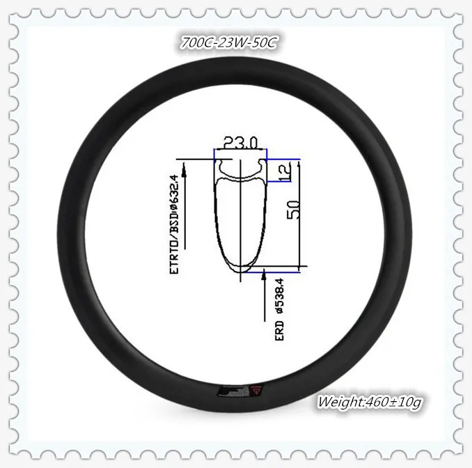 

700C 50mm depth carbon cycling clincher promotion rim 23mm width directly from xiamen factory orders online shop Limited supply