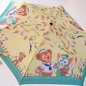 

Duffy Bear Friends Stellalou Rabbit Gelatoni Japanese Anime Plush Toy Cartoon Umbrella Sunshade For Girls Female Birthday Gifts