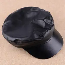 1 шт. черный Мужской Женский Повседневный берет для гольфа для вождения военный кадет Newsboy бейсбольная шляпа