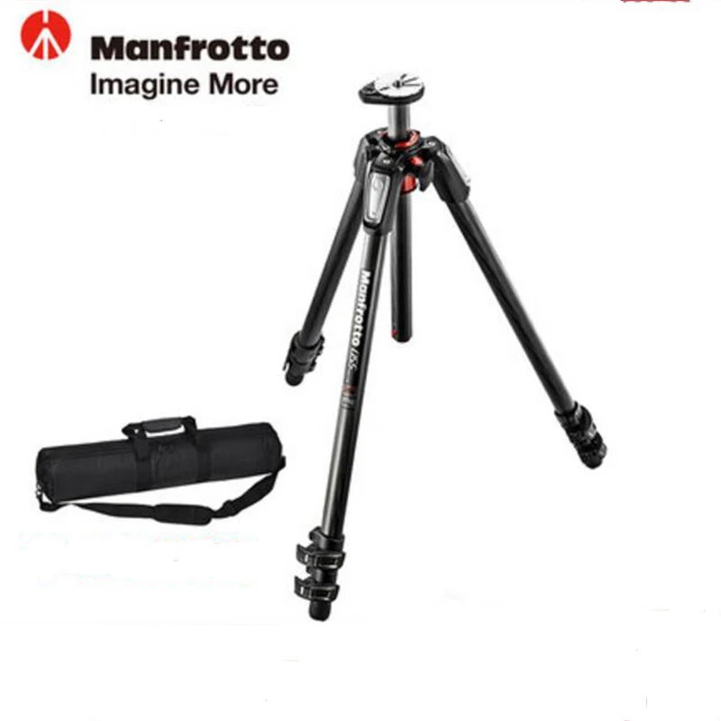 Manfrotto Aluminum Professional Tripod Stable Camera Support Portable Photography Tripod For Canon Nikon SLR High Performance