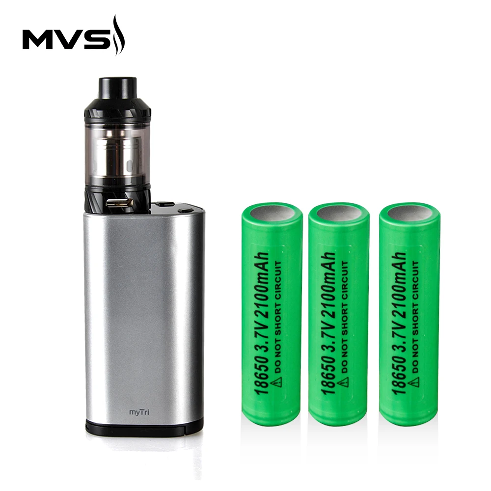 Original MyVapors myTri Kit with KAGE Atomizer 300W Mod box With 3pcs of 18650 battery 300W Max Output Electronic cigarette vape