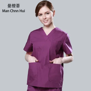 

Medical costume nursing uniform hospital Surgical gown women medical clinical uniforms scrubs suit