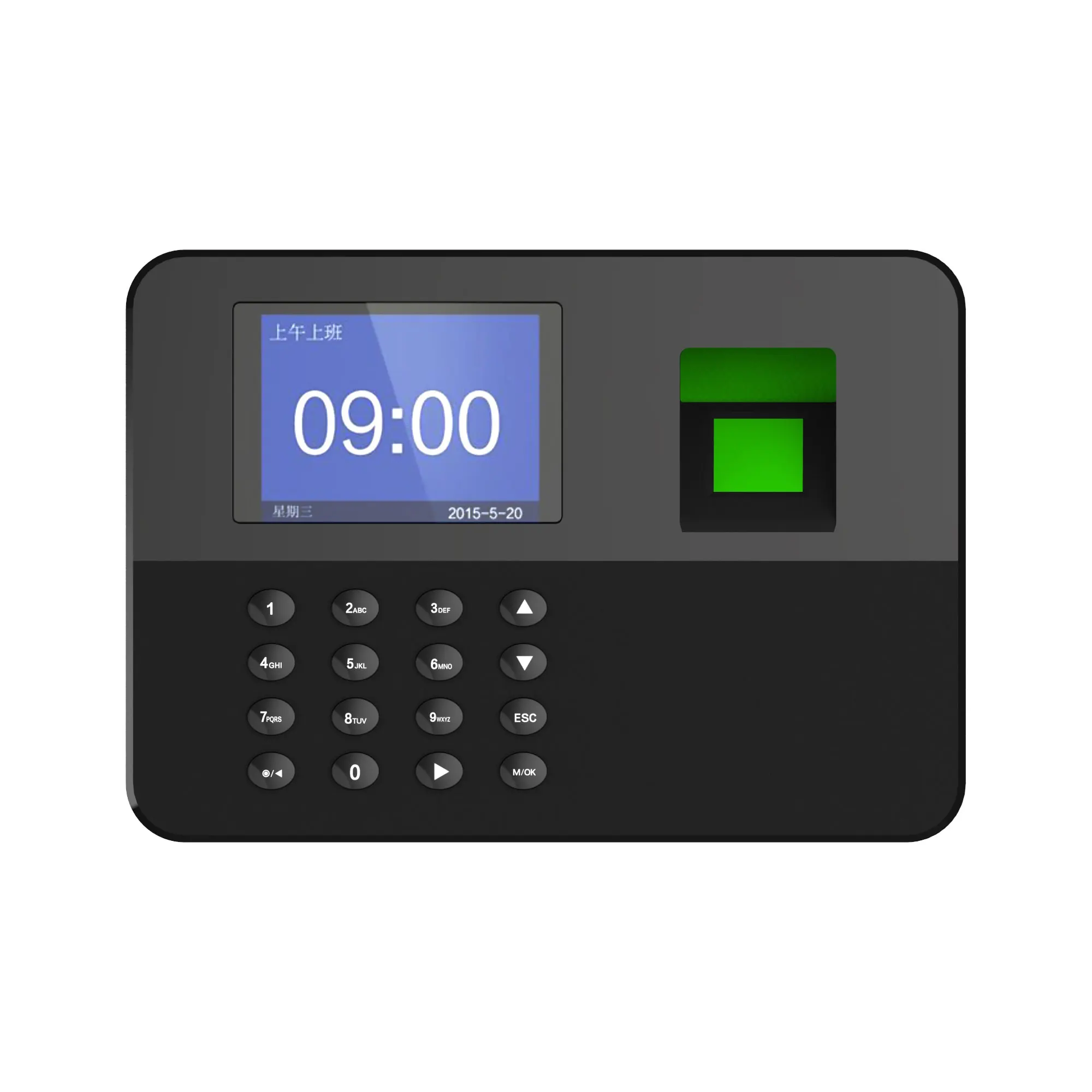 

NETUM Biometric Fingerprint Password Attendance Machine with 2.4 inch LCD Screen Employee Management Time Clock Multi-language