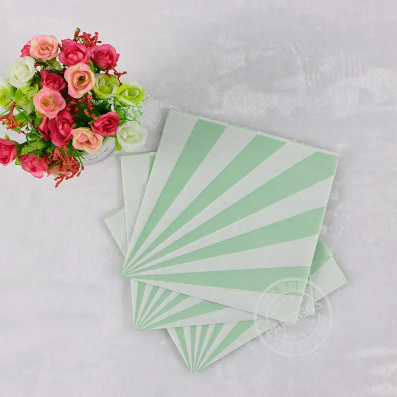 1 мешок Baby Shower розовые зеленые серебряные полоски бумажные тарелки одноразовая посуда Свадебные сувениры питьевые чашки декор для вечеринки в честь Дня Рождения
