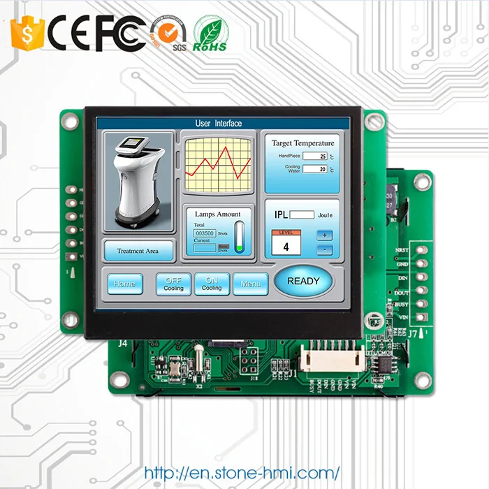 

STONE 3.5 Inch TFT LCD Module With RS232/TTL Interface Touch Screen