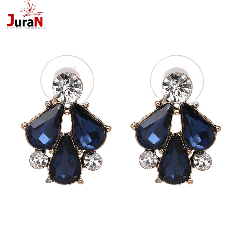 JURAN Новое поступление акриловые опал клипсы с камнем Серьги для женщин личности серьги "Божья коробка" статусные модные ювелирные изделия J50065