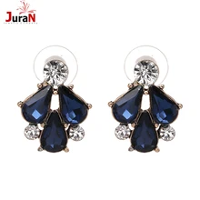 JURAN Новое поступление акриловые опал клипсы с камнем Серьги для женщин личности серьги "Божья коробка" статусные модные ювелирные изделия J50065