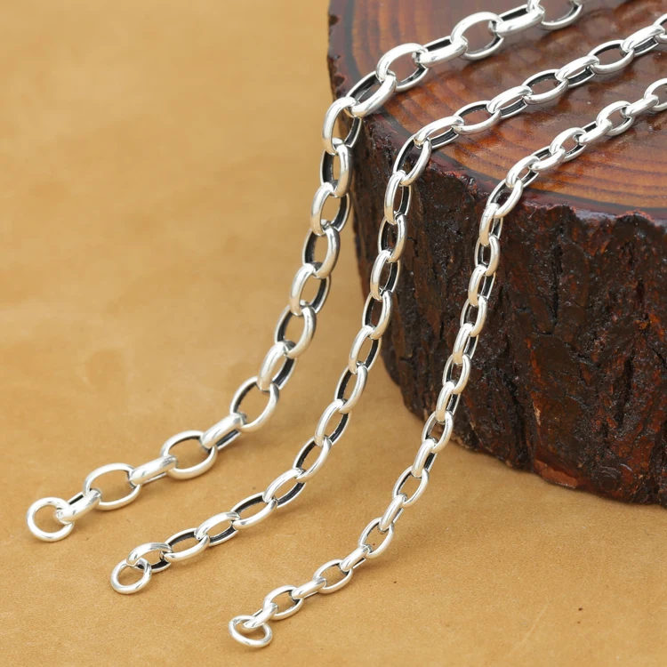 RealSilverNecklaceHandcraftedThailandVintage925SilverNecklace