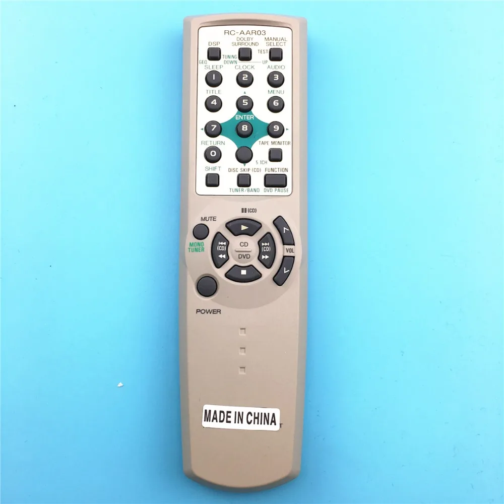 

remote control suitable for AIWA tv AV SYSTEM Audio power amplifier RC-AAR03 CONTROLLER DVD PLAYER