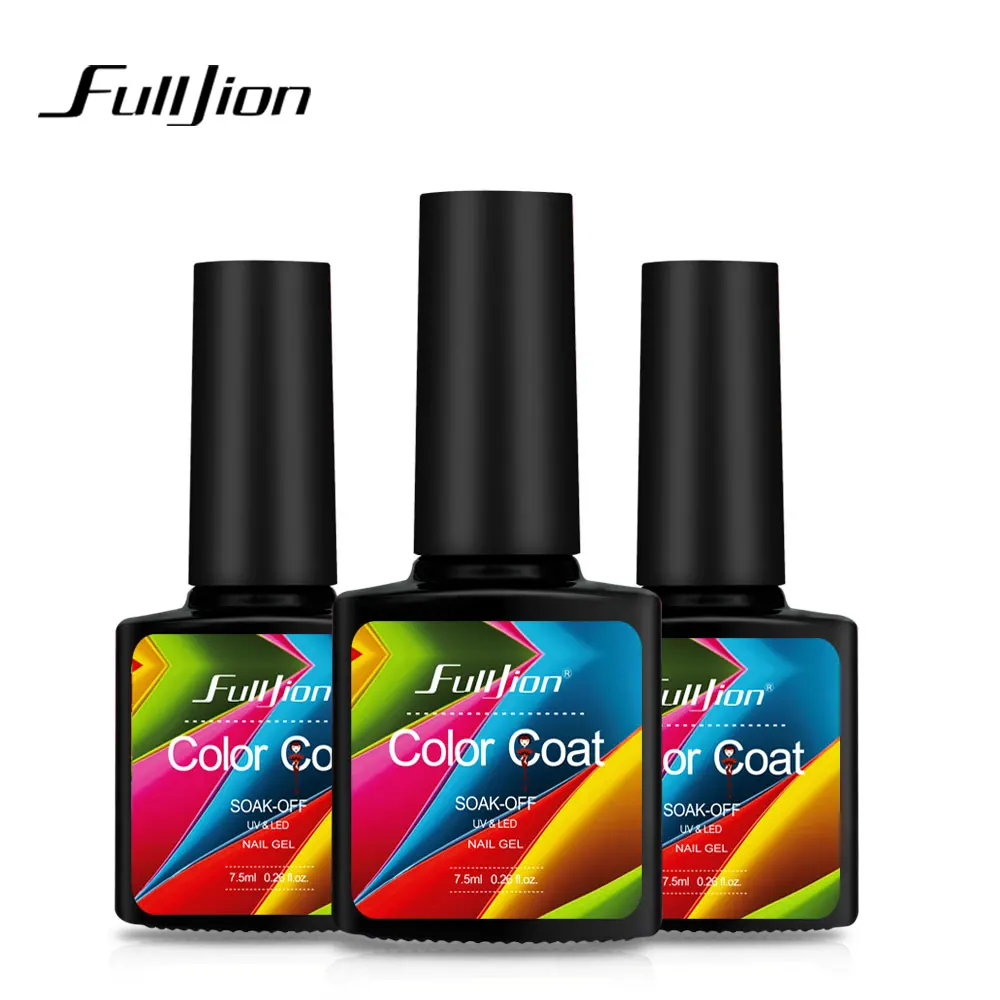Гель лак Fulljion для ногтей отмачиваемый УФ светодиодный долговечный салонный нейл