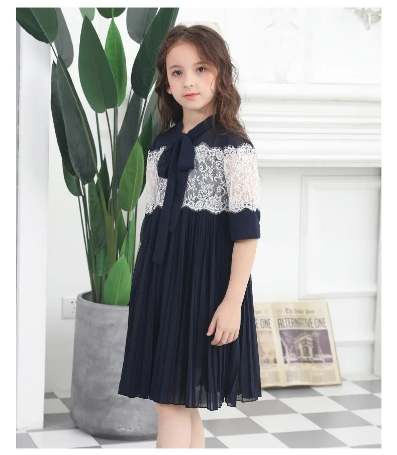 

Teenager Ruffle Sleeves Chiffon Dresses for girls clothing age68 10 12 14 16Year 2018 New Big Girls party dress Children Summer