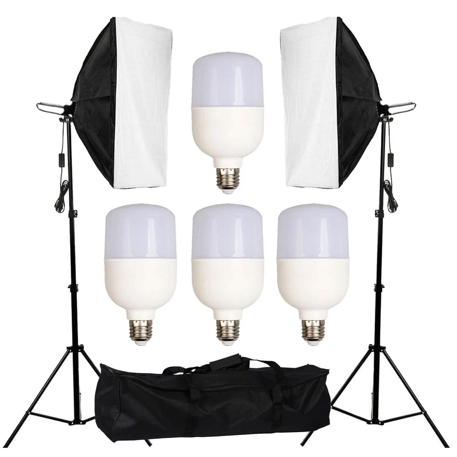 Zuochen estúdio de fotografia 4x25 w led