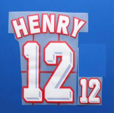 Lextra 1998 Франция Zidane Nameset Henry Nameset Homekit Печать Флокирование и 1998 финальный матч детали футбольная нашивка значок