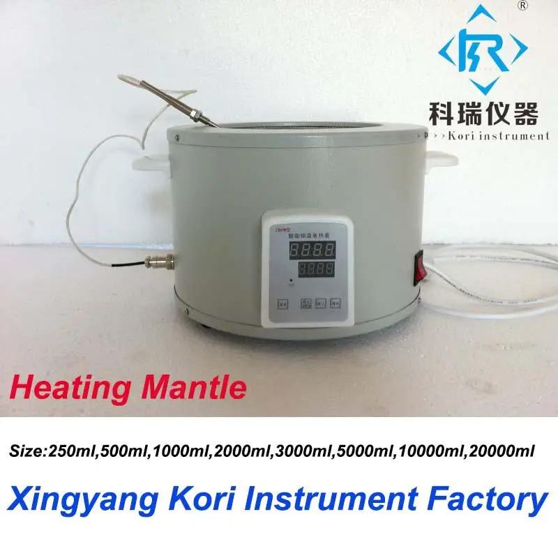 

CE Approved laboratory Equipment 1000ml Electronic Heating mantle with Temperature-regulation with external thermocouple probe